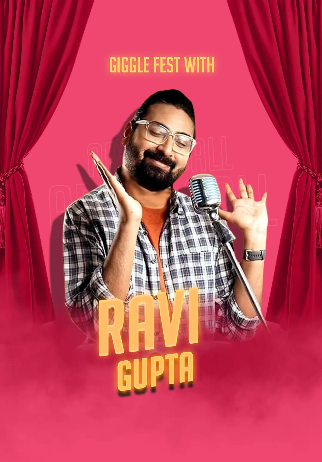 Standup comedian Ravi Gupta